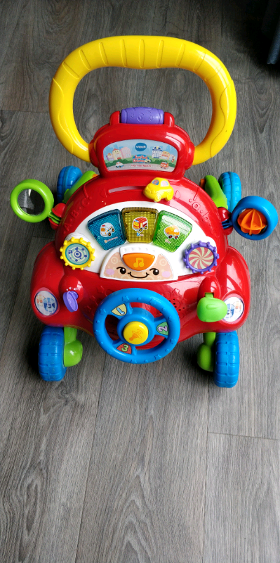 vtech baby walker lock wheels